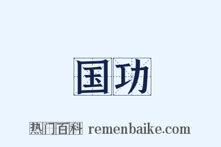 国功是什么意思的图片